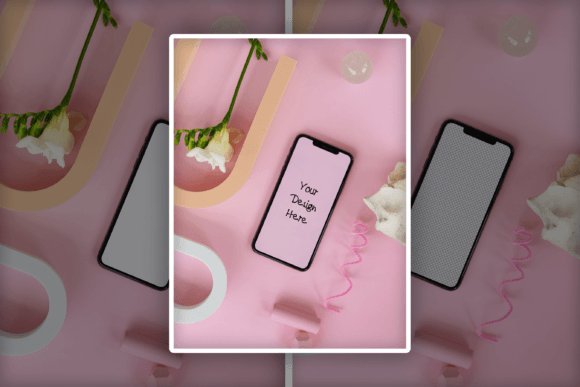 Download IPhone Screen Mock-up, Editable Mockup - Editable mockup Collection