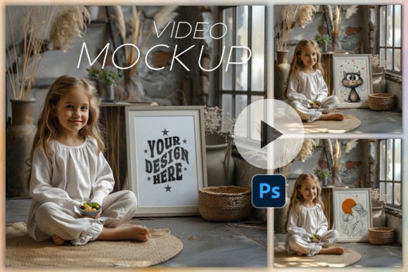 Download Frame Mockup Video PSD Frame Animation - Frame mockup Collection